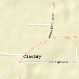 Czastary Street Map