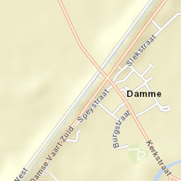 Damme Street Map