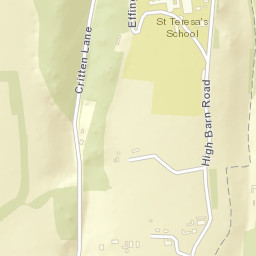 High Barn Road, Effingham, Surrey RH5, UK Street Map