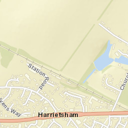 Harrietsham Street Map