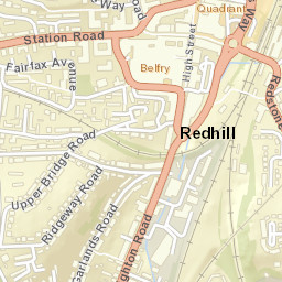 Redhill Street Map