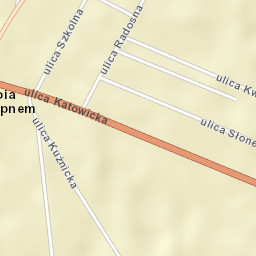 Słupia pod Kępnem Street Map