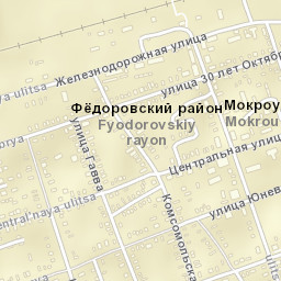 Mokrous Street Map