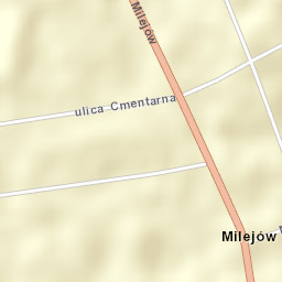 Milejów Street Map