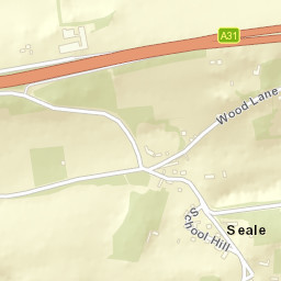 Hog's Back, Farnham, Surrey GU10, UK Street Map