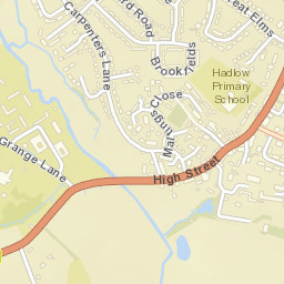 Hadlow Street Map