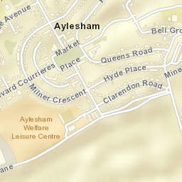 Aylesham Street Map