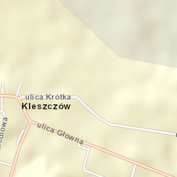 Kleszczów Street Map
