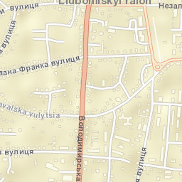 Liuboml Street Map