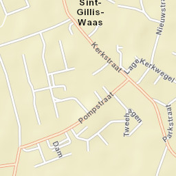 Sint-Gillis-Waas Street Map