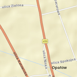 Opatów Street Map