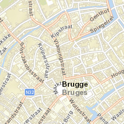 Brugge Street Map