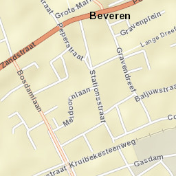 Beveren Street Map