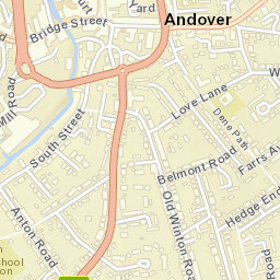 12-14 Bridge Street, Andover, Hampshire Street Map