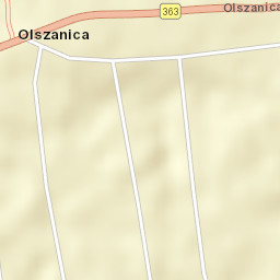Olszanica Street Map