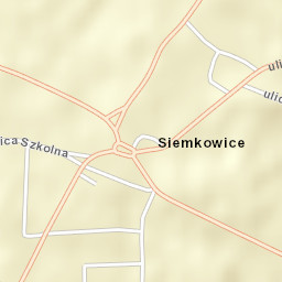 Siemkowice Street Map