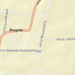 Rogów Street Map