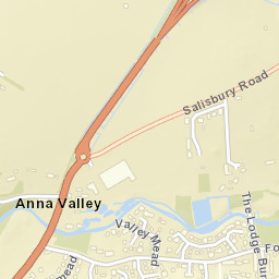 Anna Valley Street Map
