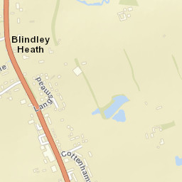 Blindley Heath Street Map