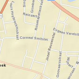 Borsbeek Street Map