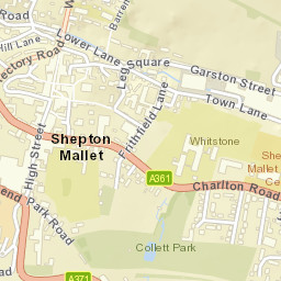 Shepton Mallet Street Map