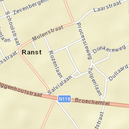 Ranst Street Map