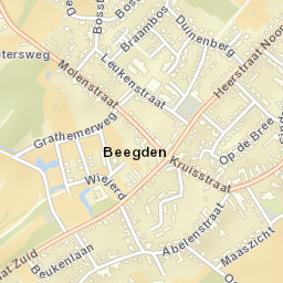 Beegden Street Map