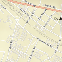 205 1 Street West, Cochrane, AB T4C 2E7 Street Map