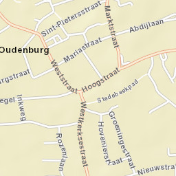 Oudenburg Street Map