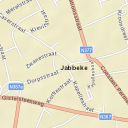 Jabbeke Street Map