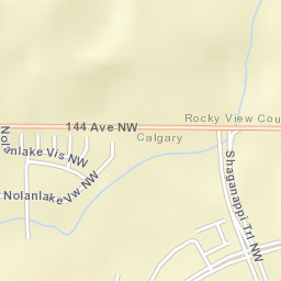 5557-6727 144 Avenue Northwest, Calgary Street Map