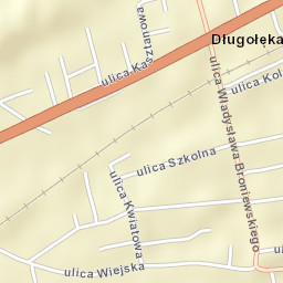 Długołęka Street Map