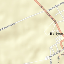 Bełżyce Street Map