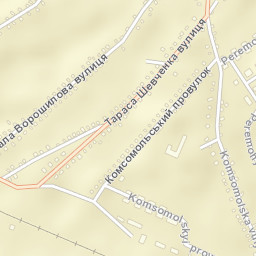 Vorozhba Street Map