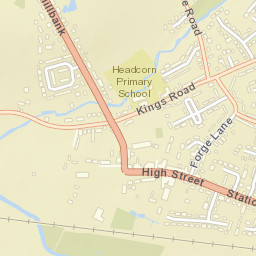 Headcorn Street Map