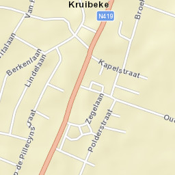 Kruibeke Street Map