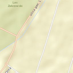 Zakrzów Street Map