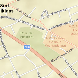 Sint-Niklaas Street Map