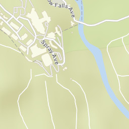 Fairmont Banff Springs Hotel, Banff National Park Street Map