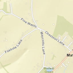 Maidstone Road, Matfield, Tonbridge, Kent Street Map