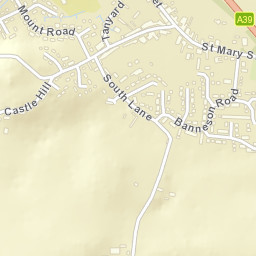 Nether Stowey Street Map