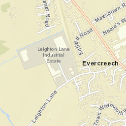 Evercreech Street Map