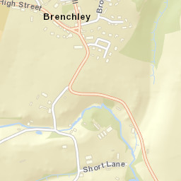 Brenchley Street Map