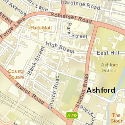 Ashford Street Map
