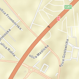 Maślice Małe Street Map