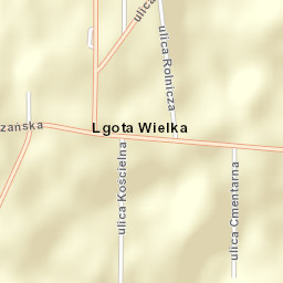 Lgota Wielka Street Map