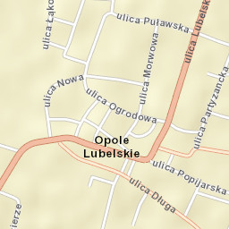 Opole Lubelskie Street Map