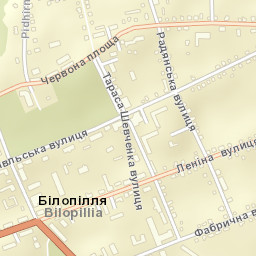 Bilopillya Street Map