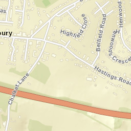 Pembury Street Map