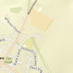 Horsmonden Street Map